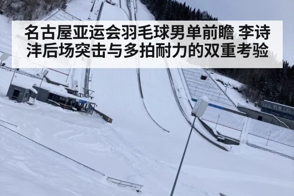 名古屋亚运会羽毛球男单前瞻 李诗沣后场突击与多拍耐力的双重考验